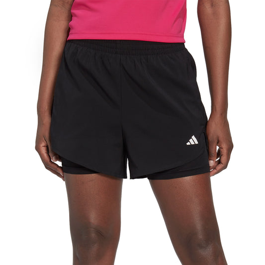 adidas Freelift 2 in 1 3in Pantaloncini Black/White
