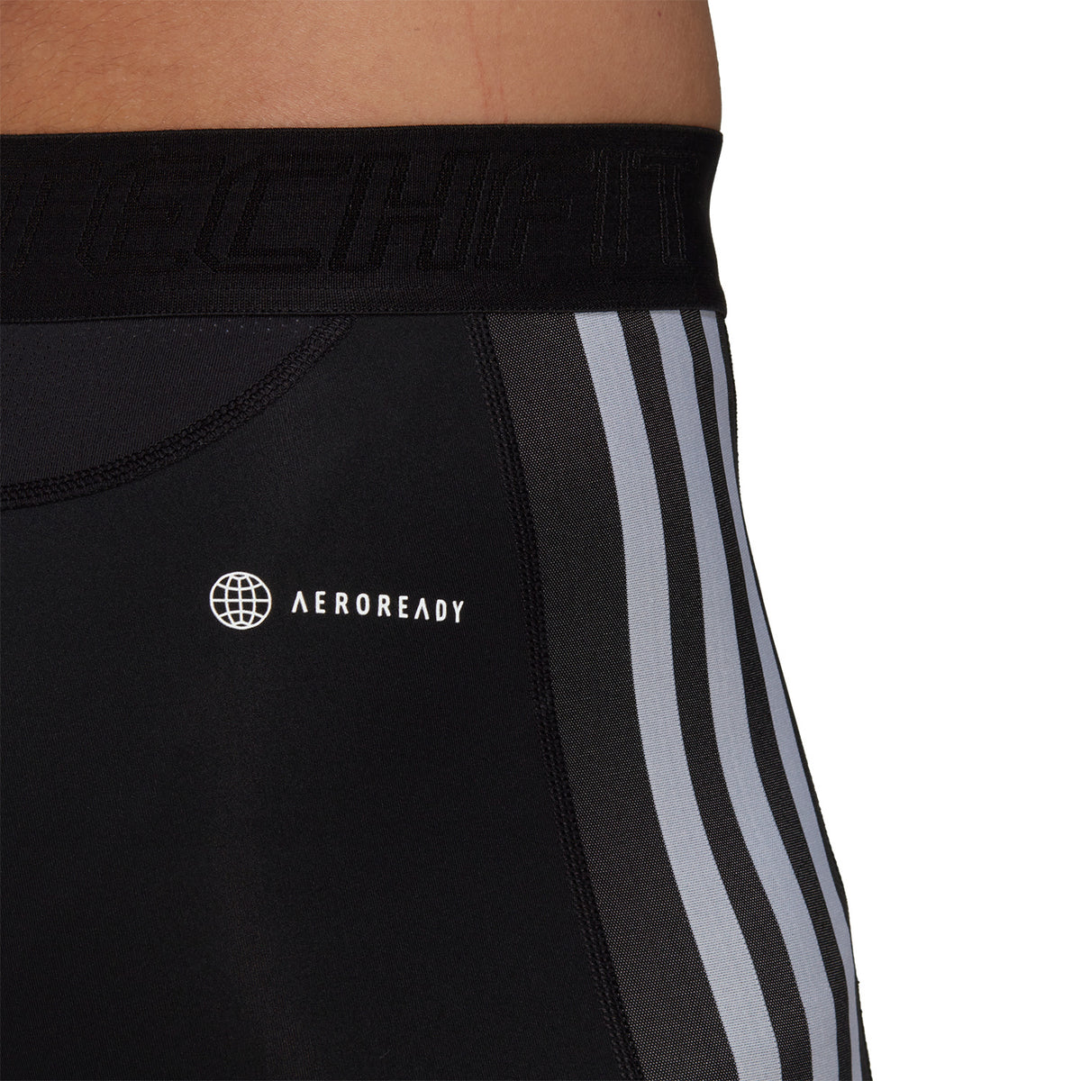 adidas 3 Stripes Calzamaglia Corta Black